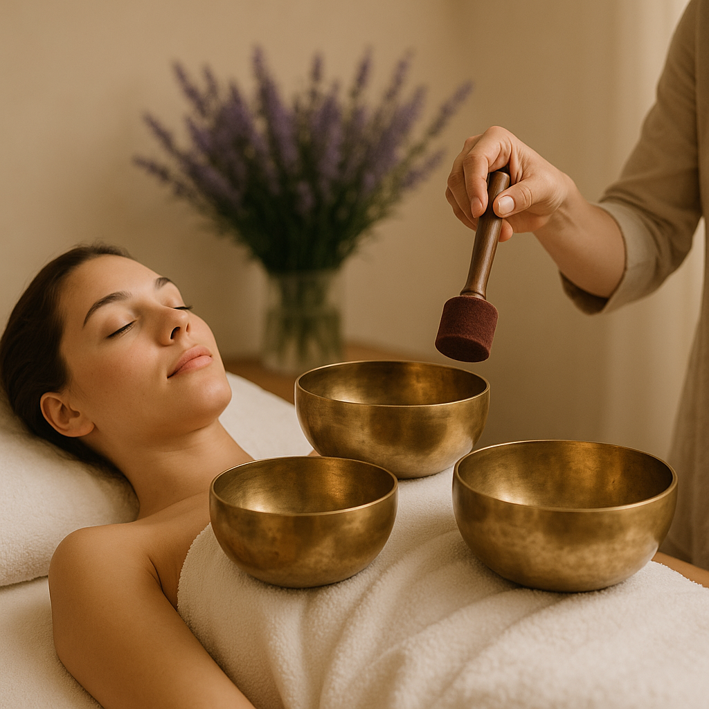 tretman zvucnom terapijom - prikaz procesa